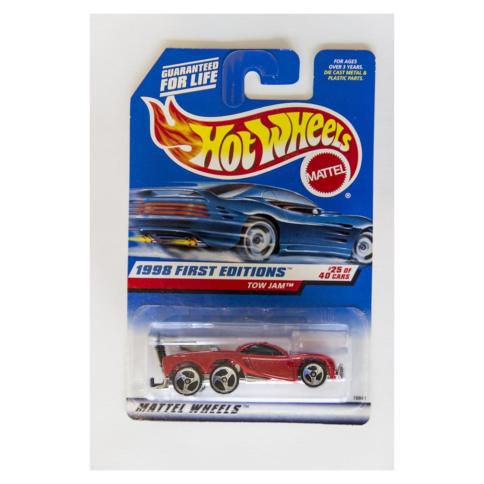 Camión de Remolque Rojo Hot Wheels 1998 1:64 Die Cast