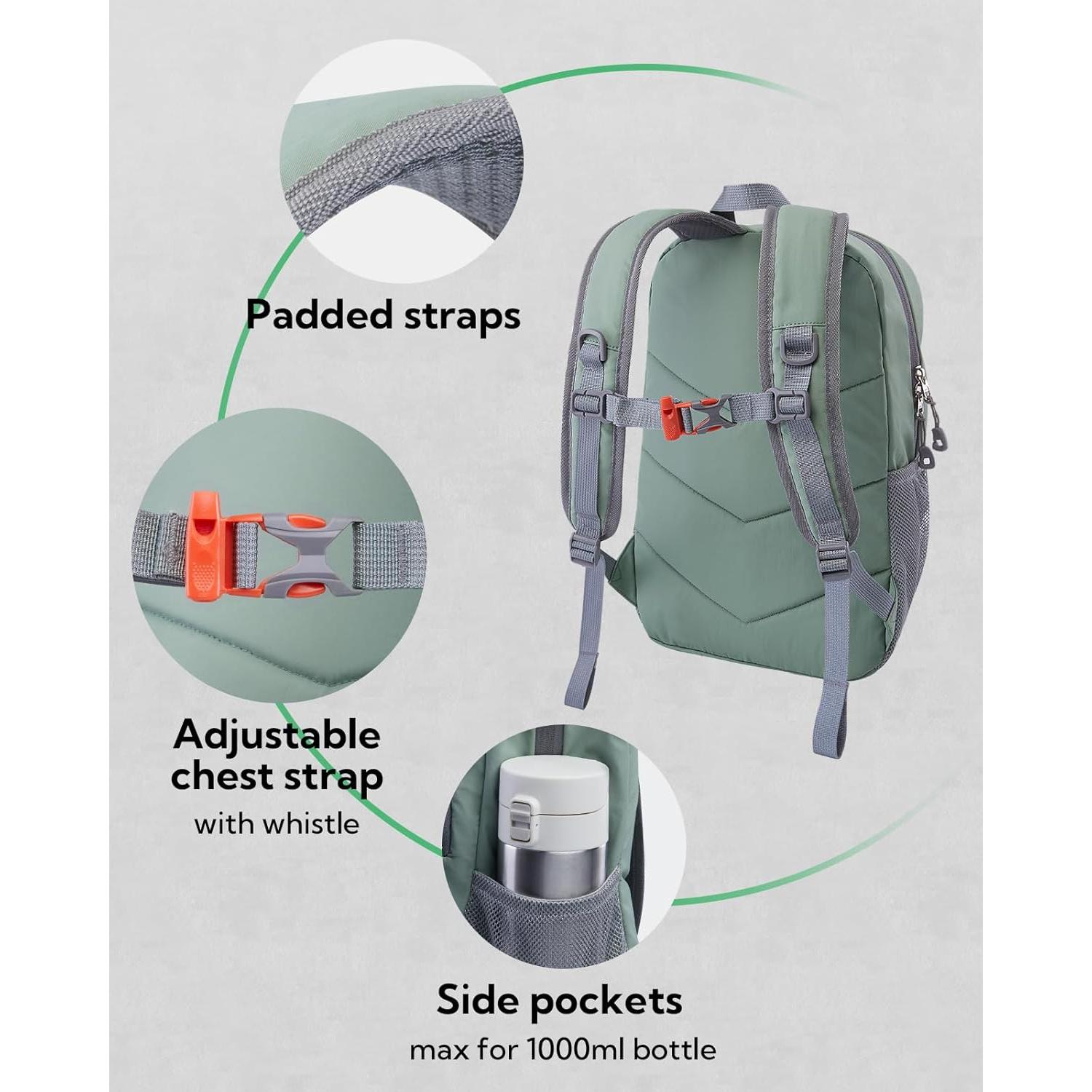 Mochila de Senderismo WATERFLY 12L Unisex Verde Guisante