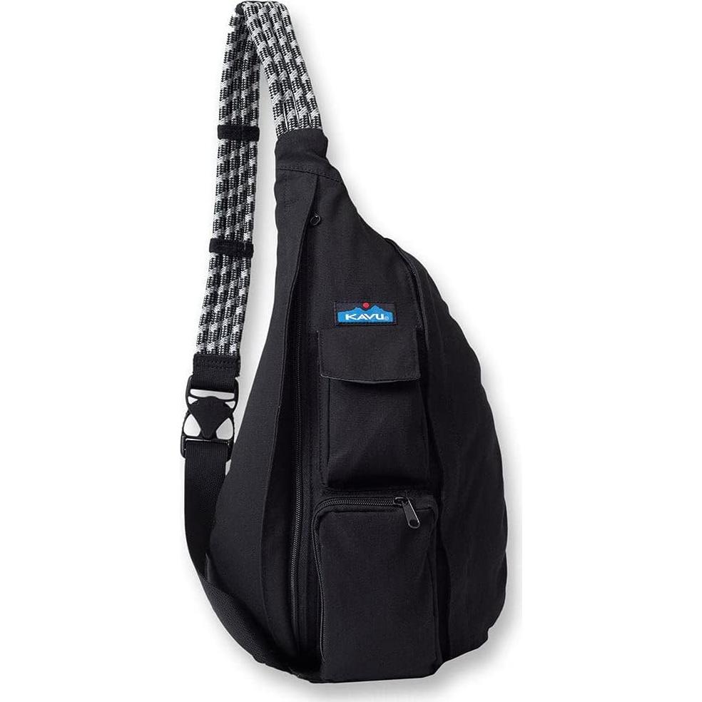 KAVU Original Rope Bag Sling Pack with Adjustable Rope Shoulder Strap
