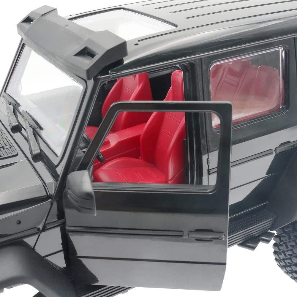 R/C MN-86 4WD 1/12 2.4G Monster Truck Remote Control G500 RC Car Rock Crawler Climbing Off Road Truck w/Headlight RTR Vehicle Models for Kids and Adults - Black