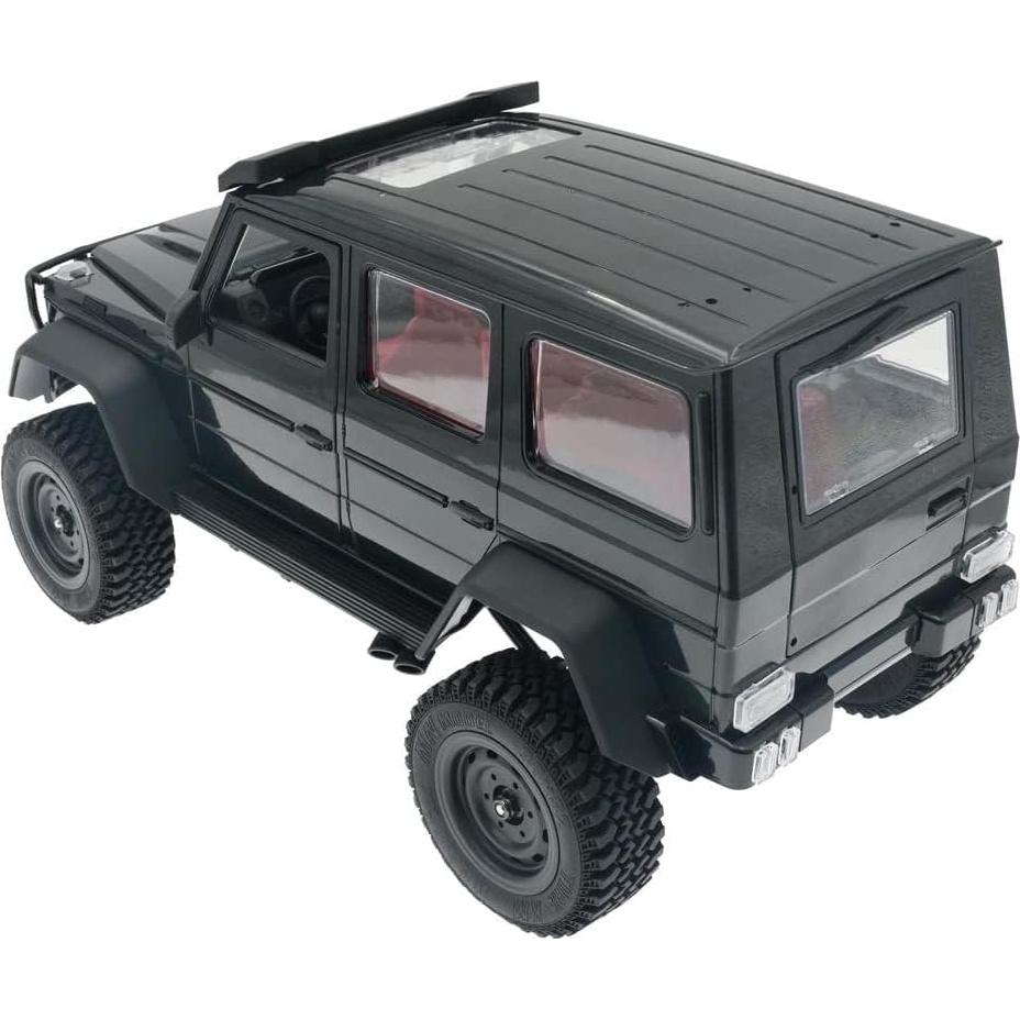 R/C MN-86 4WD 1/12 2.4G Monster Truck Remote Control G500 RC Car Rock Crawler Climbing Off Road Truck w/Headlight RTR Vehicle Models for Kids and Adults - Black