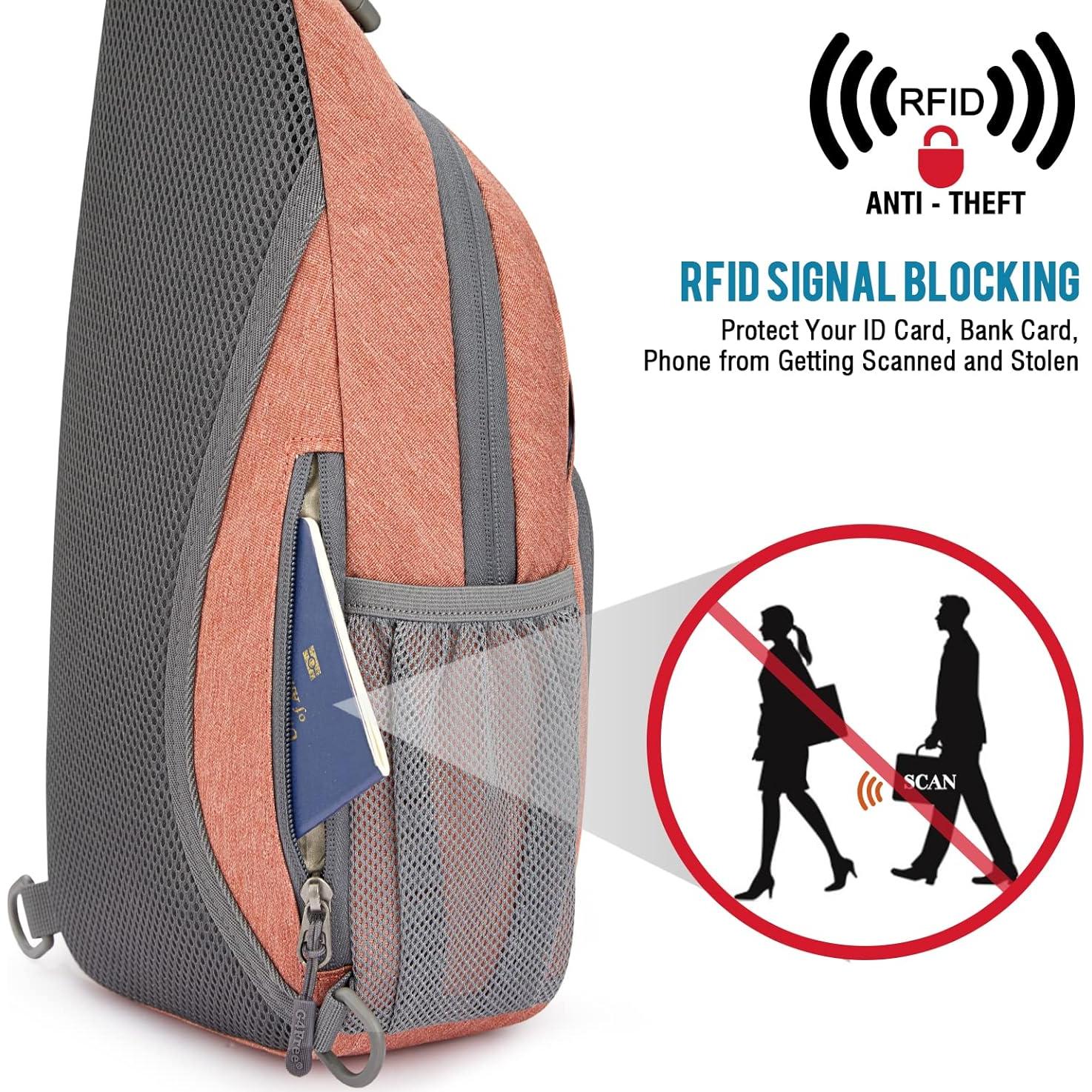 Mochila Cruzada G4Free Tn22b091d con Protección RFID 7L
