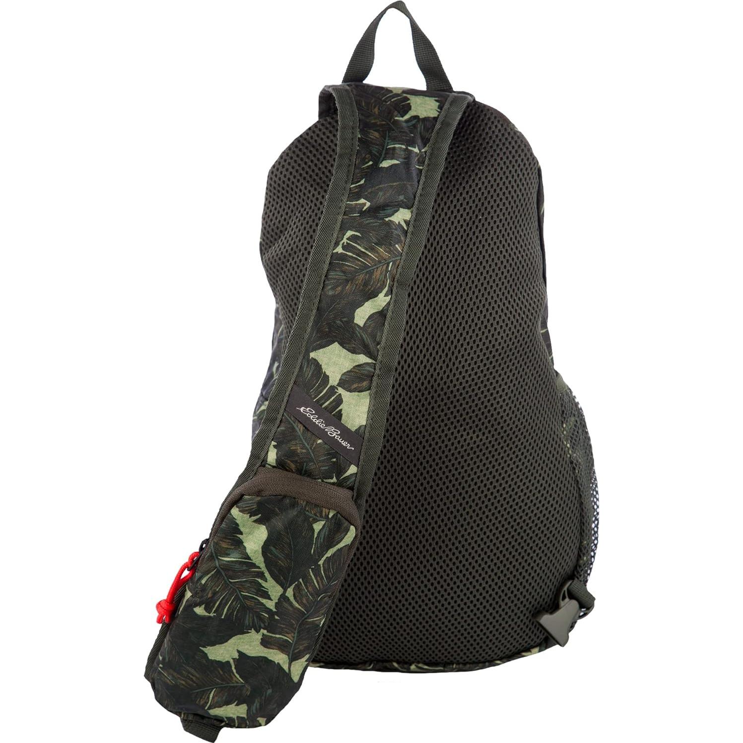 Bolsa Sling Plegable Eddie Bauer 10L Verde Oscuro - Nylon Ripstop