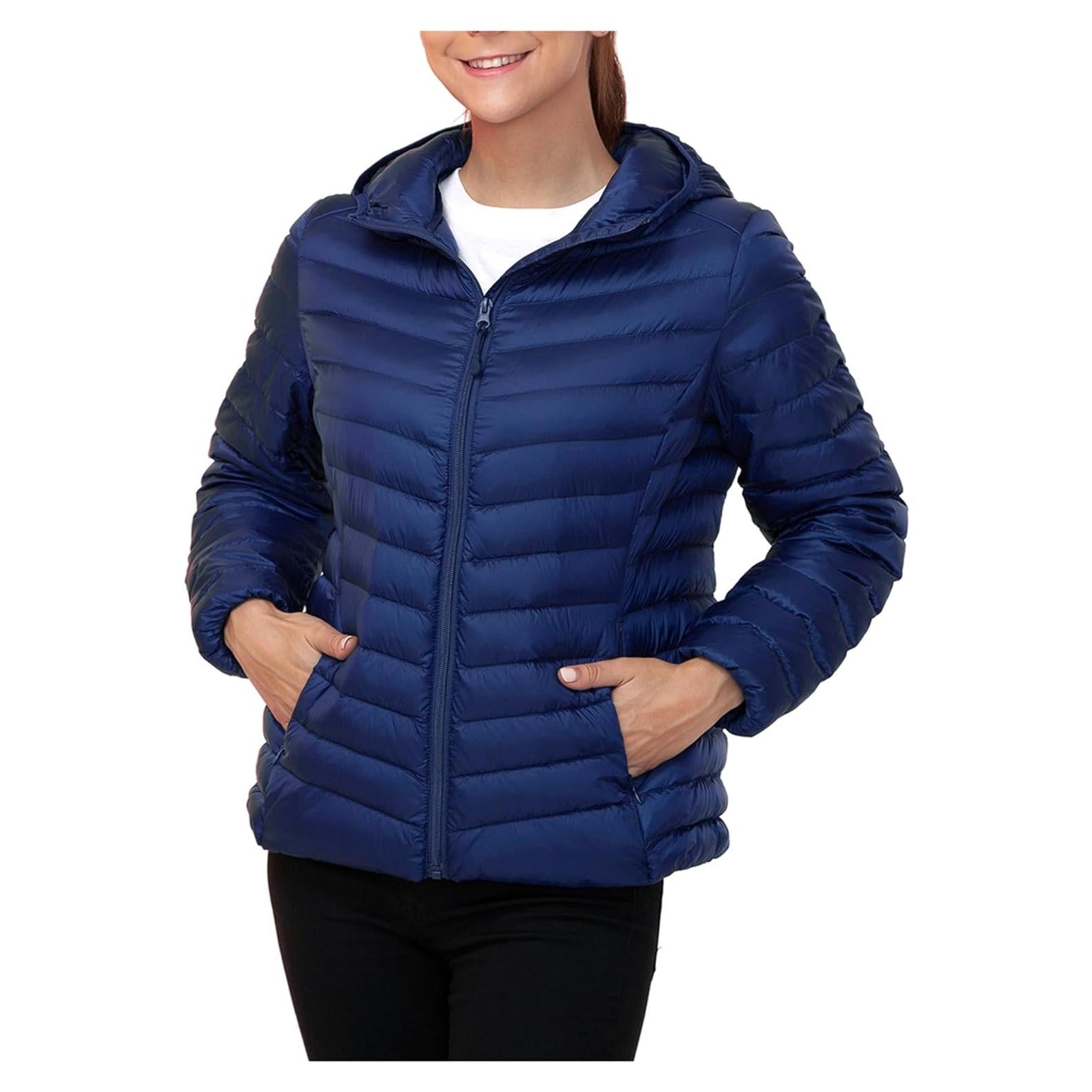 Chaqueta Puffer Ligera Rokka&Rolla para Mujeres - Plumas 650