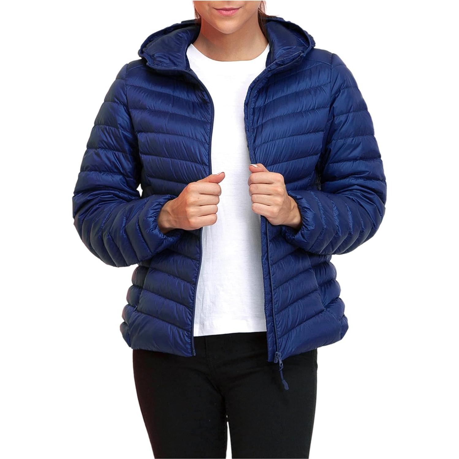 Chaqueta Puffer Ligera Rokka&Rolla para Mujeres - Plumas 650
