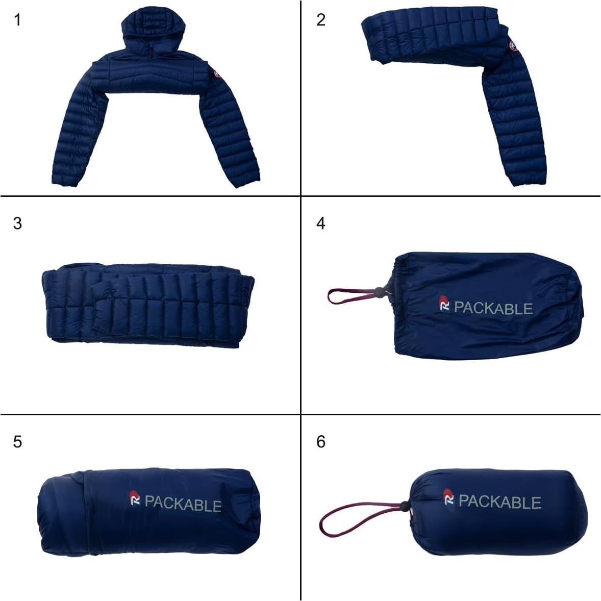 Chaqueta Puffer Ligera Rokka&Rolla para Mujeres - Plumas 650