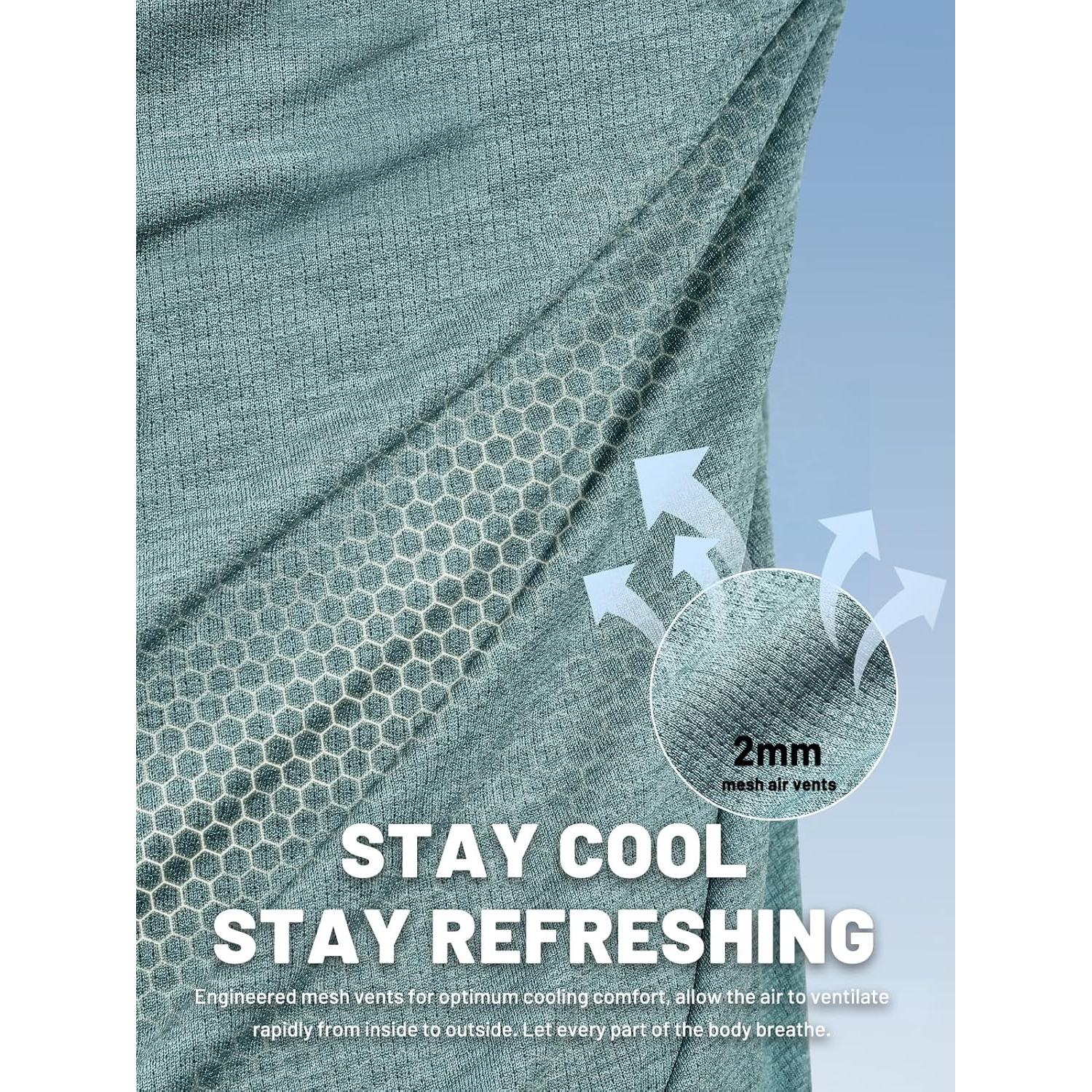 Sudadera MIER Hombre UPF 50+ Manga Larga Azul Humo