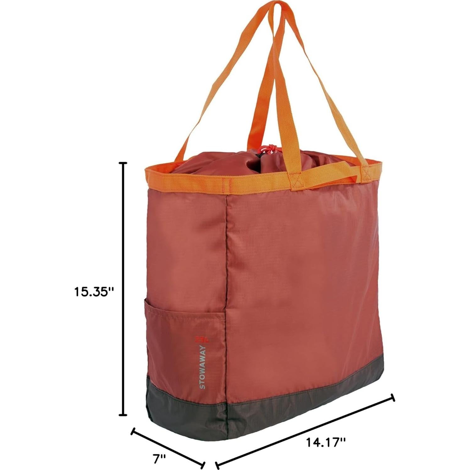 Bolsa Tote Plegable Eddie Bauer Stowaway 25L Nylon Ripstop