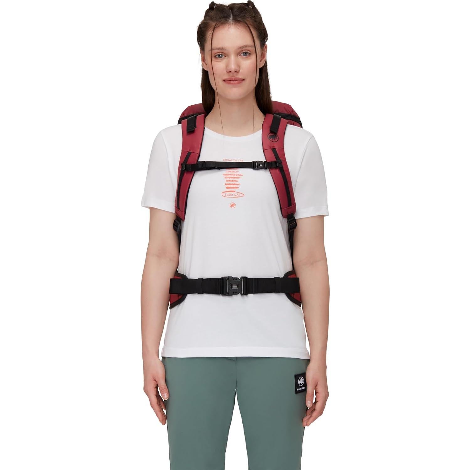 Mochila de Escalada Mammut Neon 45L para Mujeres - Rojo Sangre