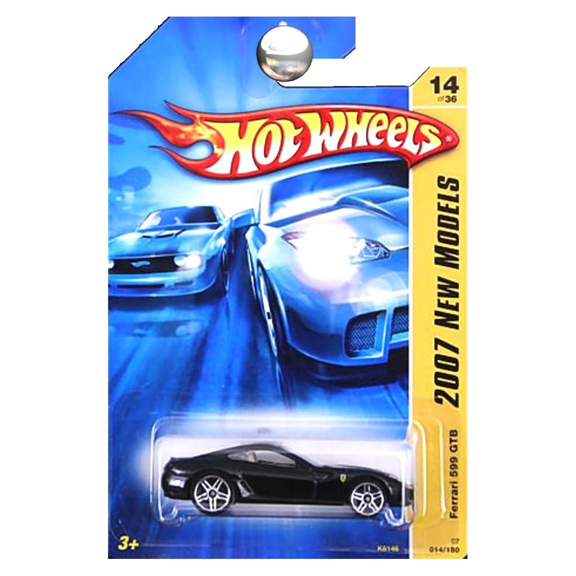 Hot Wheels Ferrari 599 GTB Negro 1:64 Coche Coleccionable