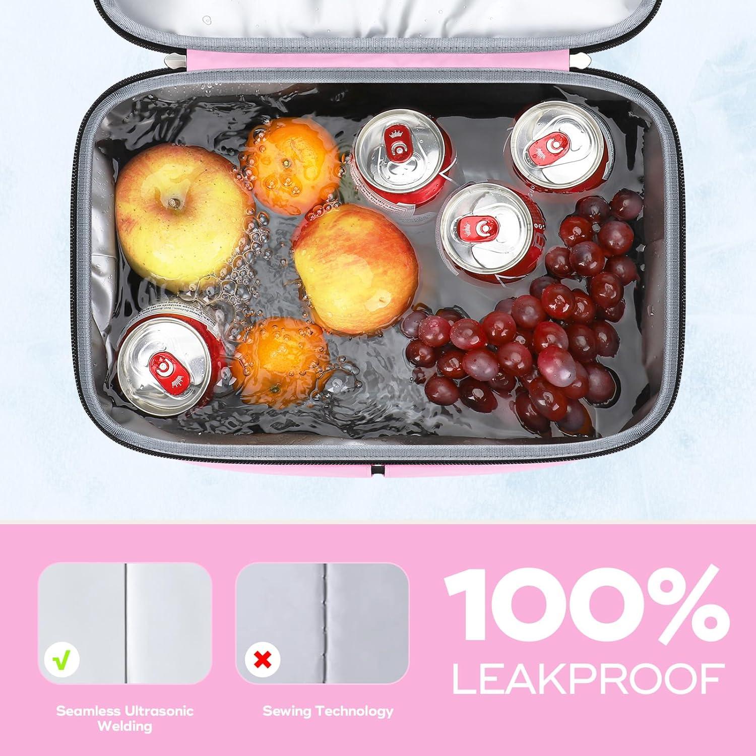 Mochila Cooler Aislada Maelstrom 24L Doble Piso Beige/Rosa