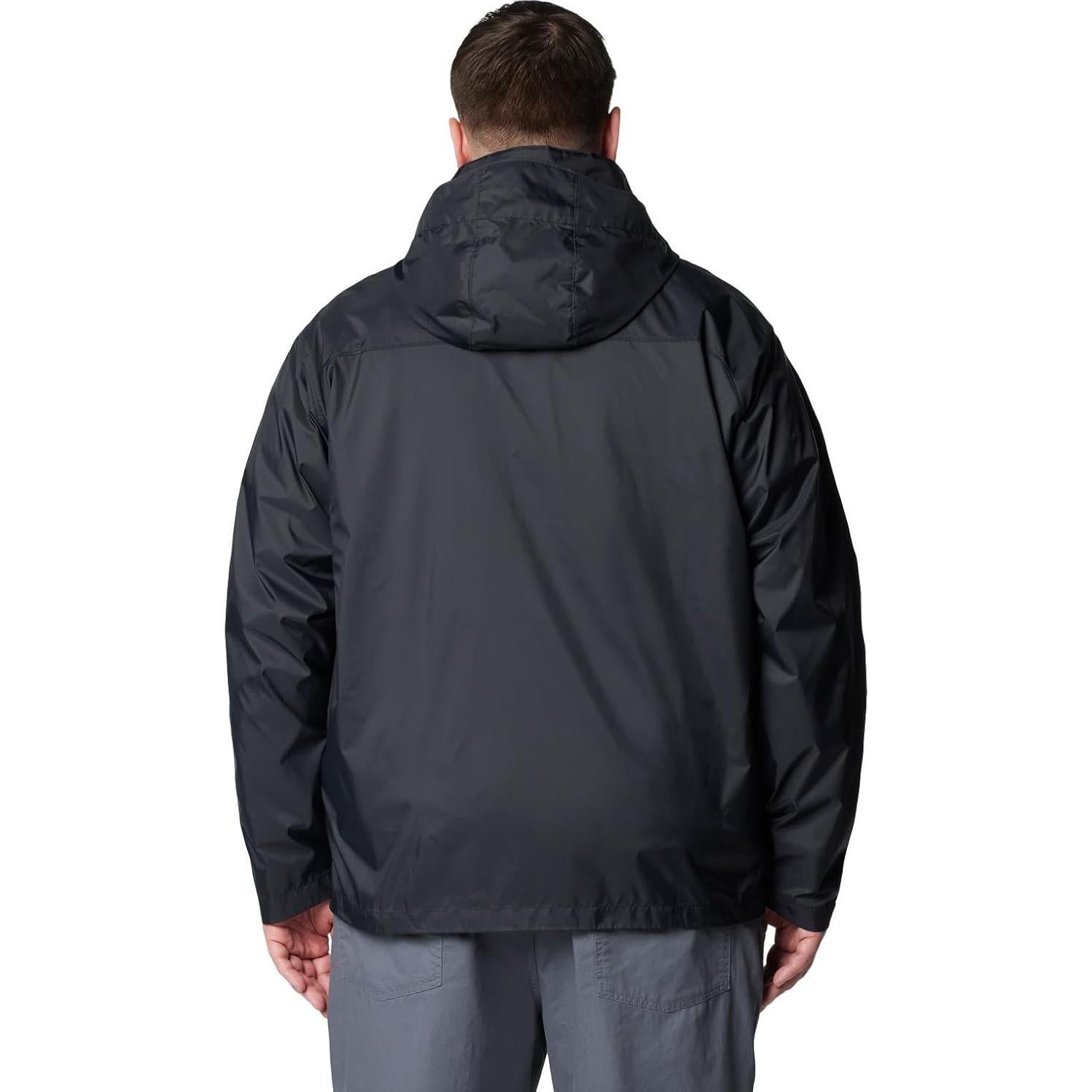 Chaqueta de Lluvia Columbia Glennaker Lake II Hombre XL Negra