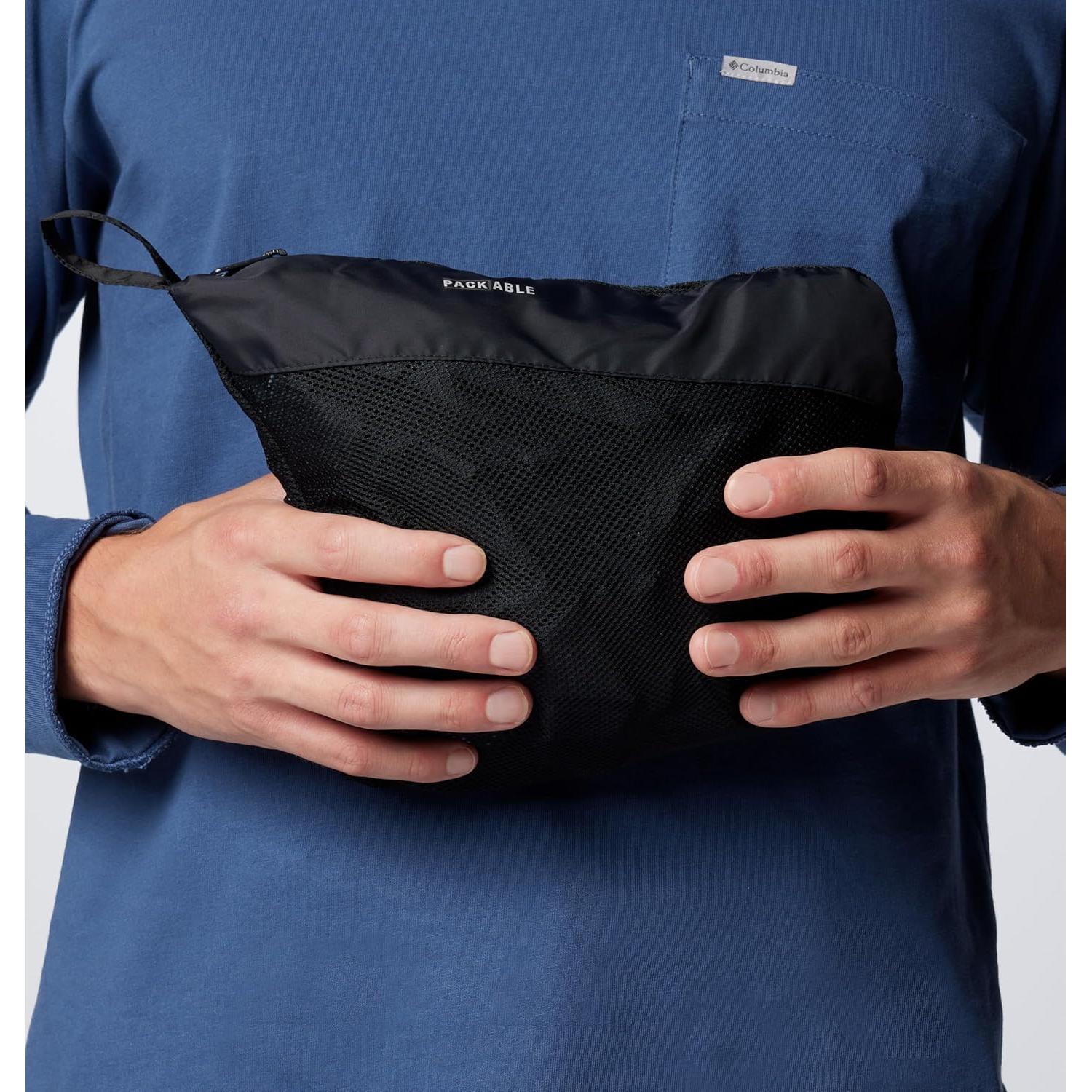 Chaqueta de Lluvia Columbia Glennaker Lake II Hombre XL Negra