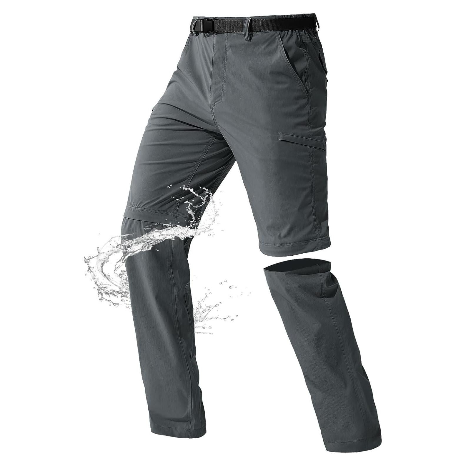 Pantalones de Senderismo Convertibles FREE SOLDIER Hombre 36W x 76L