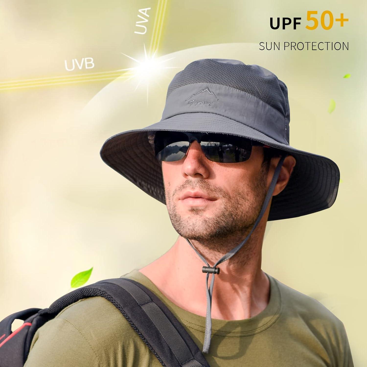 Sombrero de Sol UPF 50+ Rosoz para Hombre y Mujer - Plegable