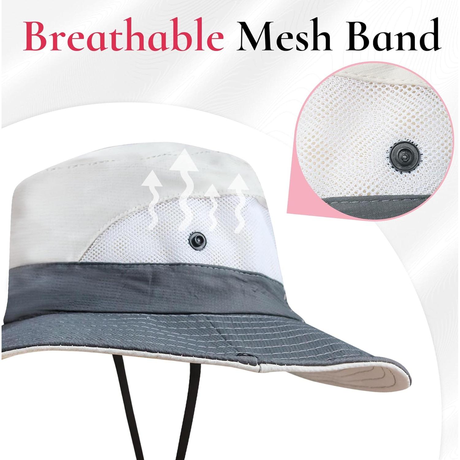 Sombrero de Sol Plegable UPF 50+ NPQQUAN para Mujeres y Hombres