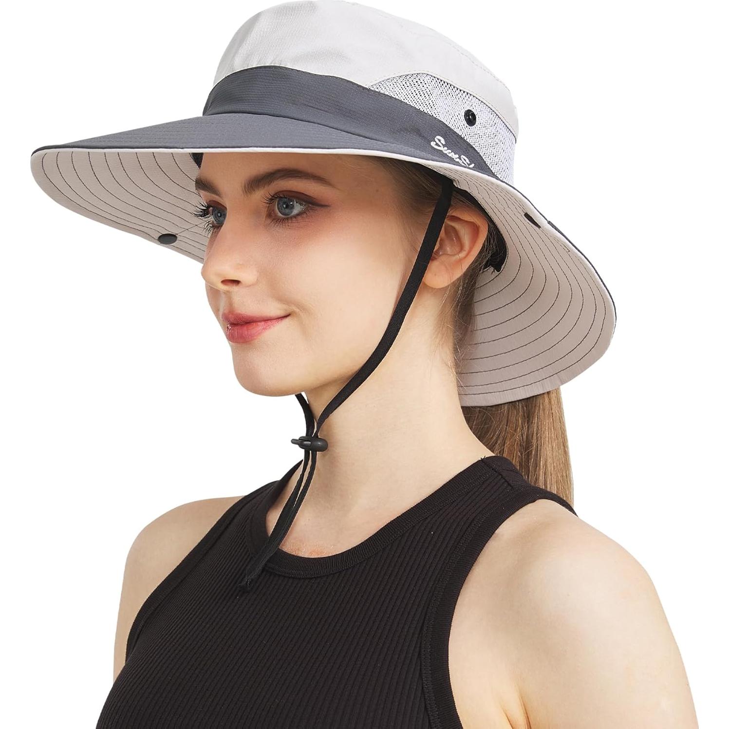 Sombrero de Sol Plegable UPF 50+ NPQQUAN para Mujeres y Hombres