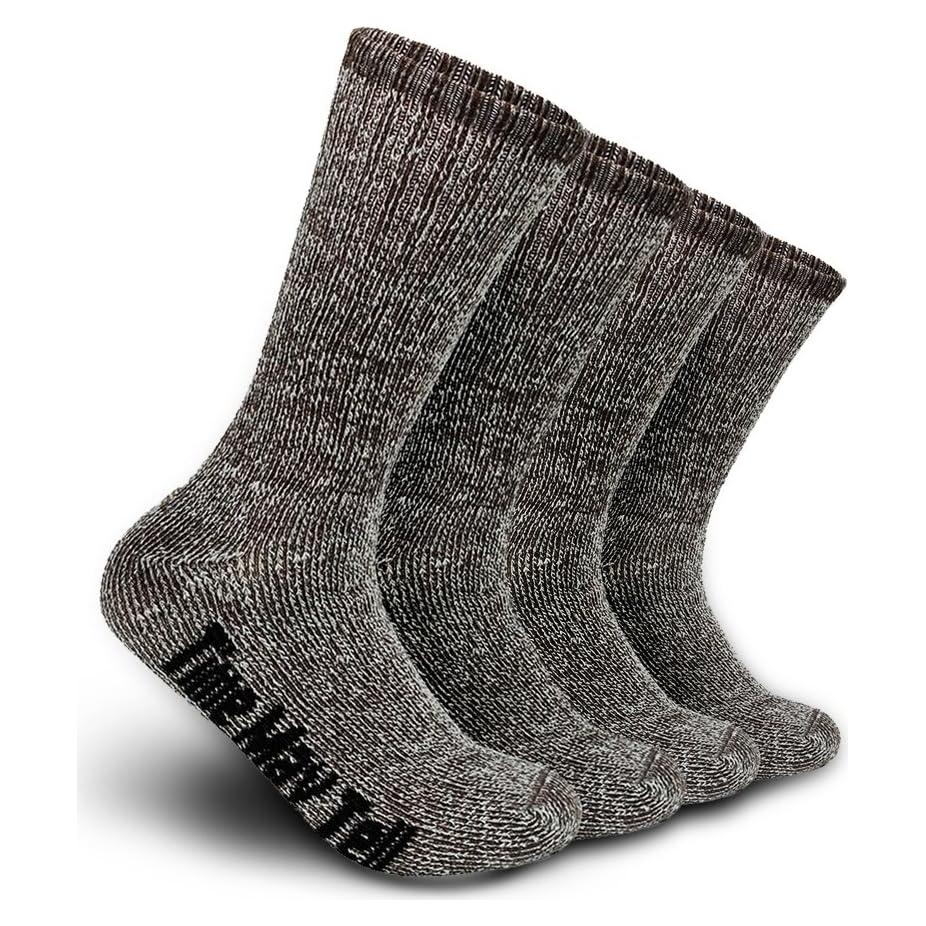 Calcetines de senderismo de lana merino para hombres - 2 pares