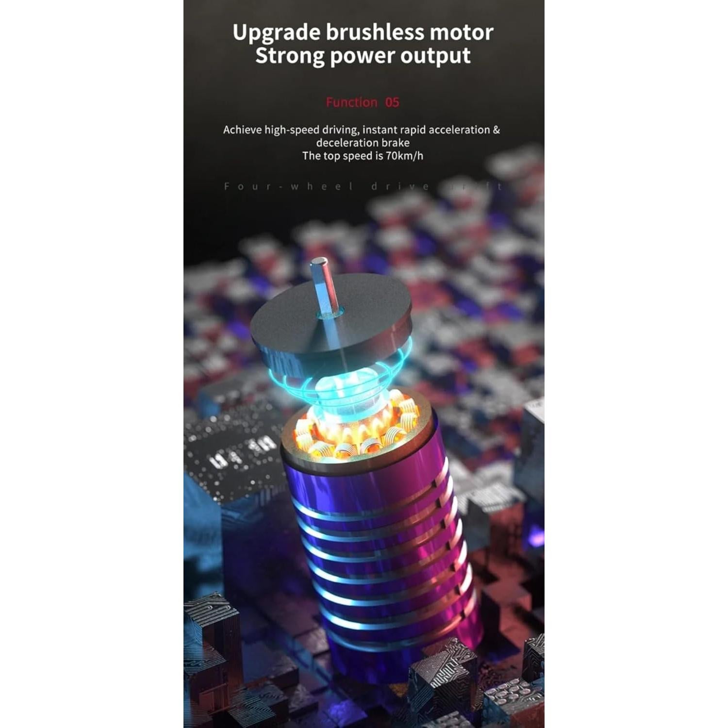 Coche RC Drift ZLL SG216MAX 1/16 4WD Motor Sin Escobillas