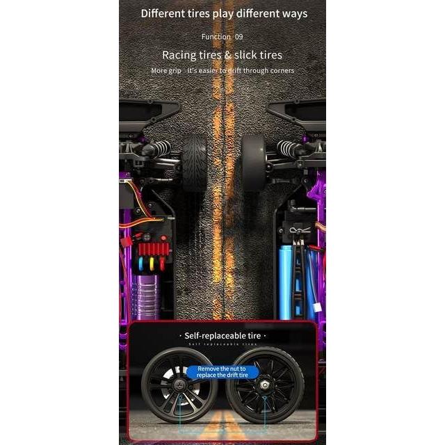 Coche RC Drift ZLL SG216MAX 1/16 4WD Motor Sin Escobillas