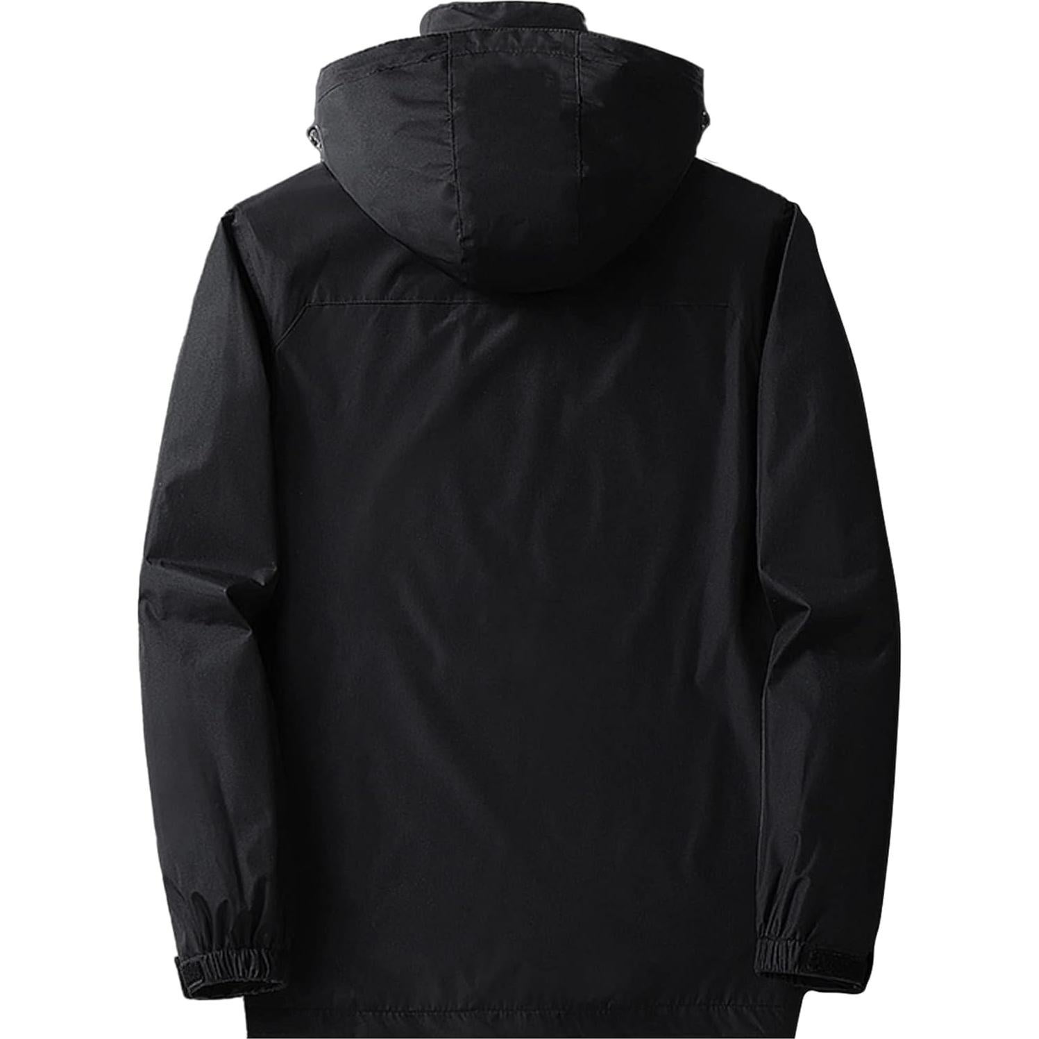 Chaqueta Impermeable Ligera Kugnala Hombre 3XL Negro
