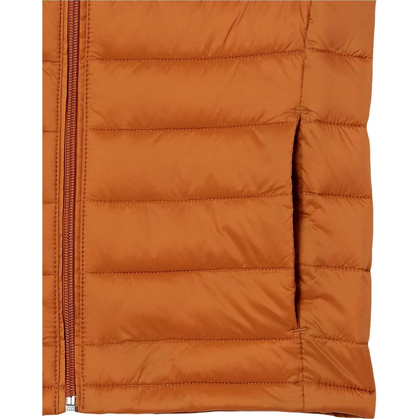 Chaleco Puffer Ligero Amazon Essentials Niños Mediano Marrón Claro