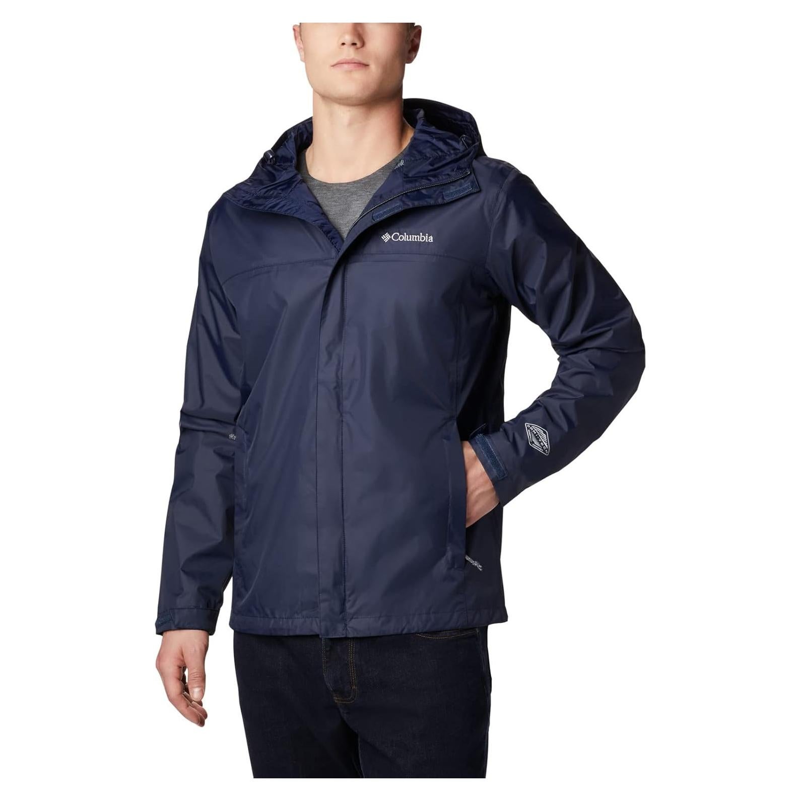 Chaqueta Impermeable Columbia para Hombre - Marino Universitario