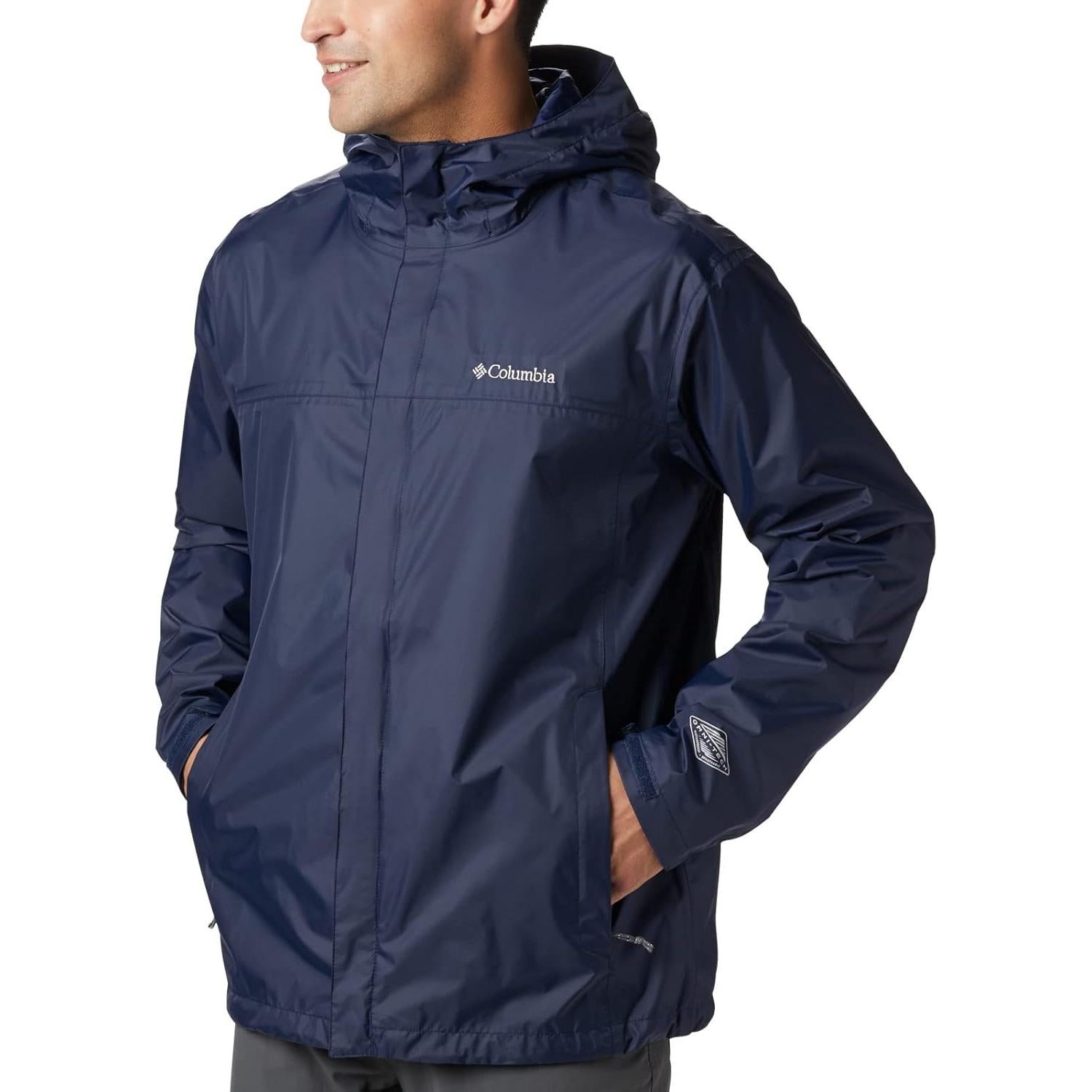 Chaqueta Impermeable Columbia para Hombre - Marino Universitario