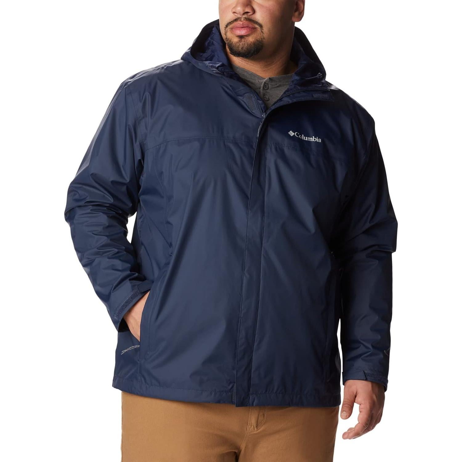 Chaqueta Impermeable Columbia para Hombre - Marino Universitario