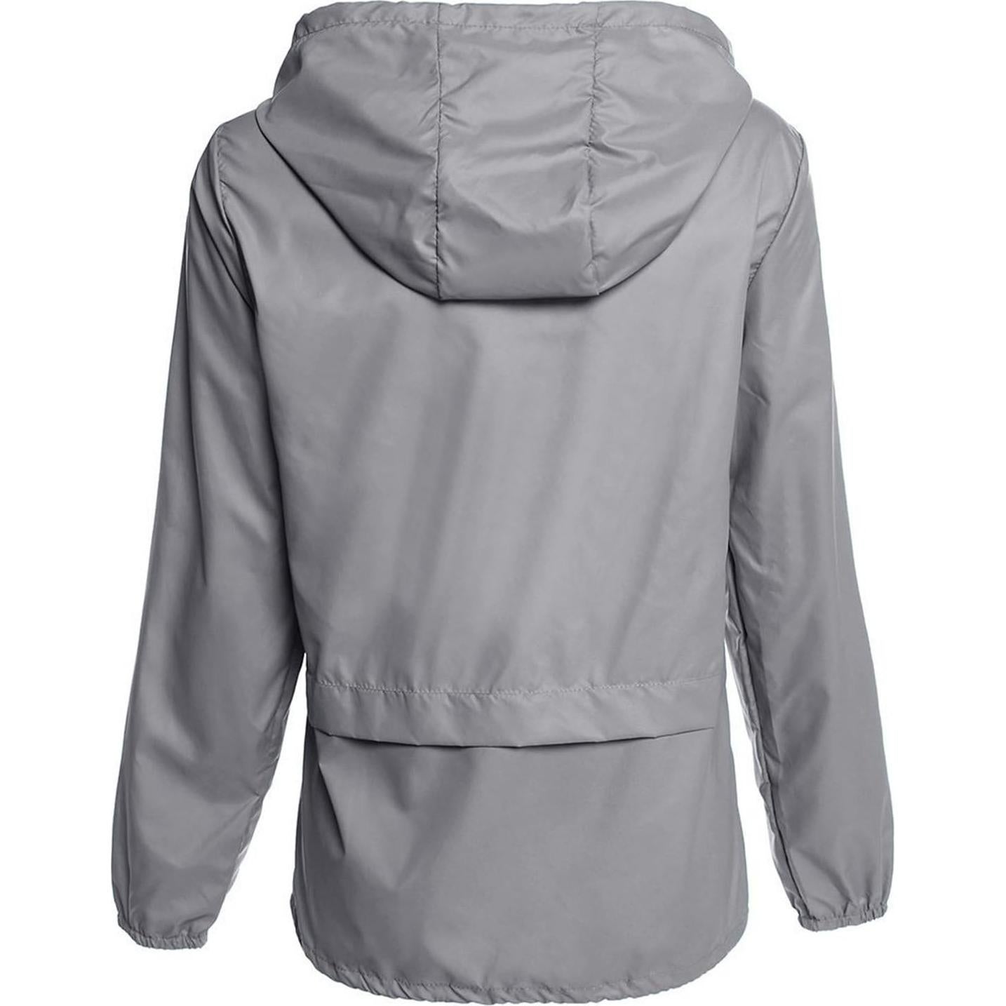 Chaqueta de Lluvia Impermeable Avoogue para Mujeres - Plegable y Ligera