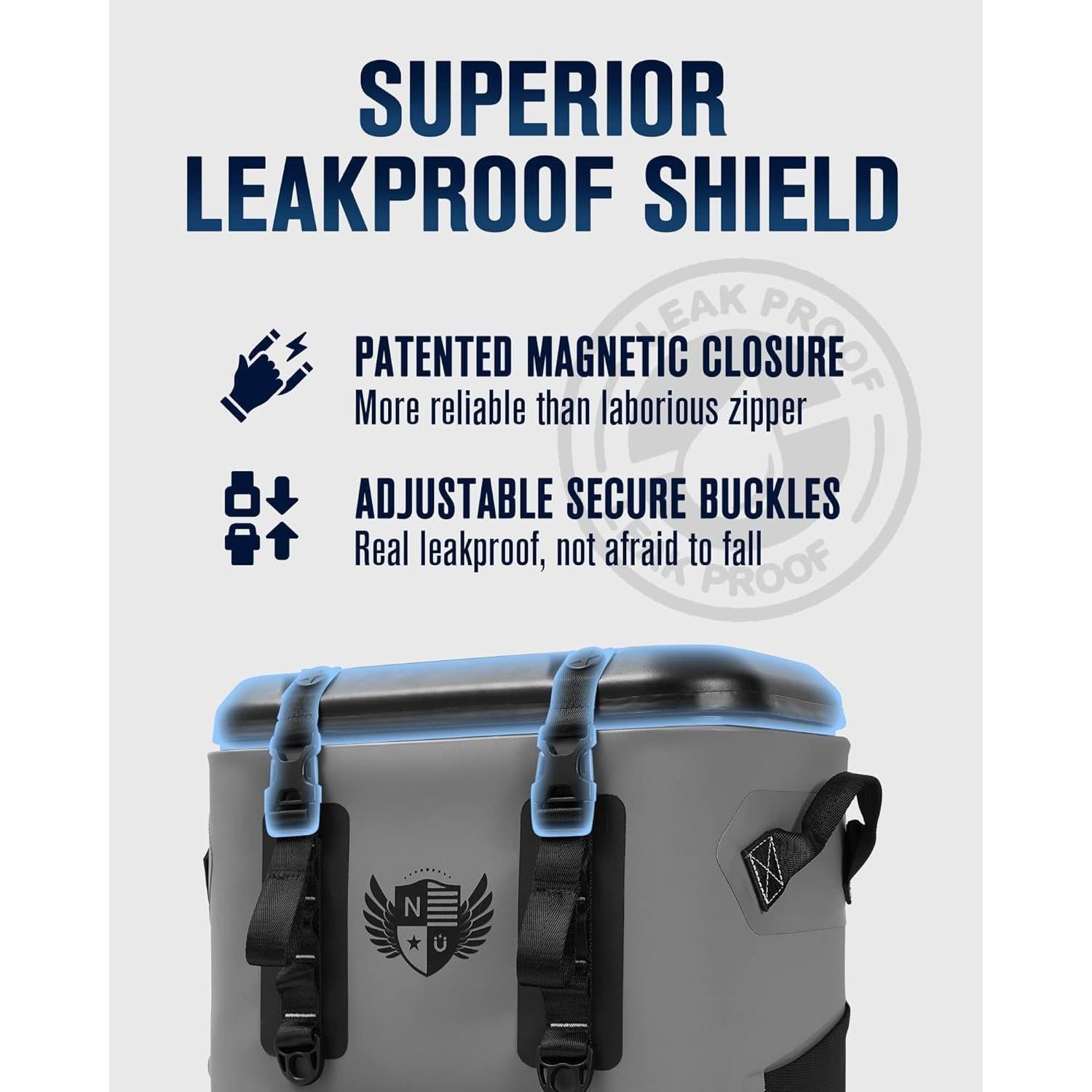 Enfriador de Mochila Novoto MG Cooler 16L Aislante TPU Negro