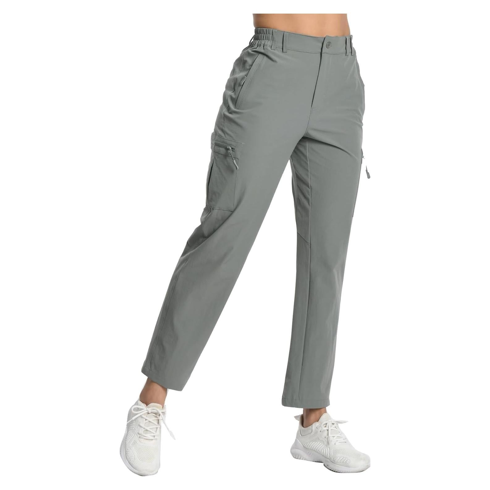 Pantalones de Senderismo Cargo Hooxum para Mujeres - Secado Rápido
