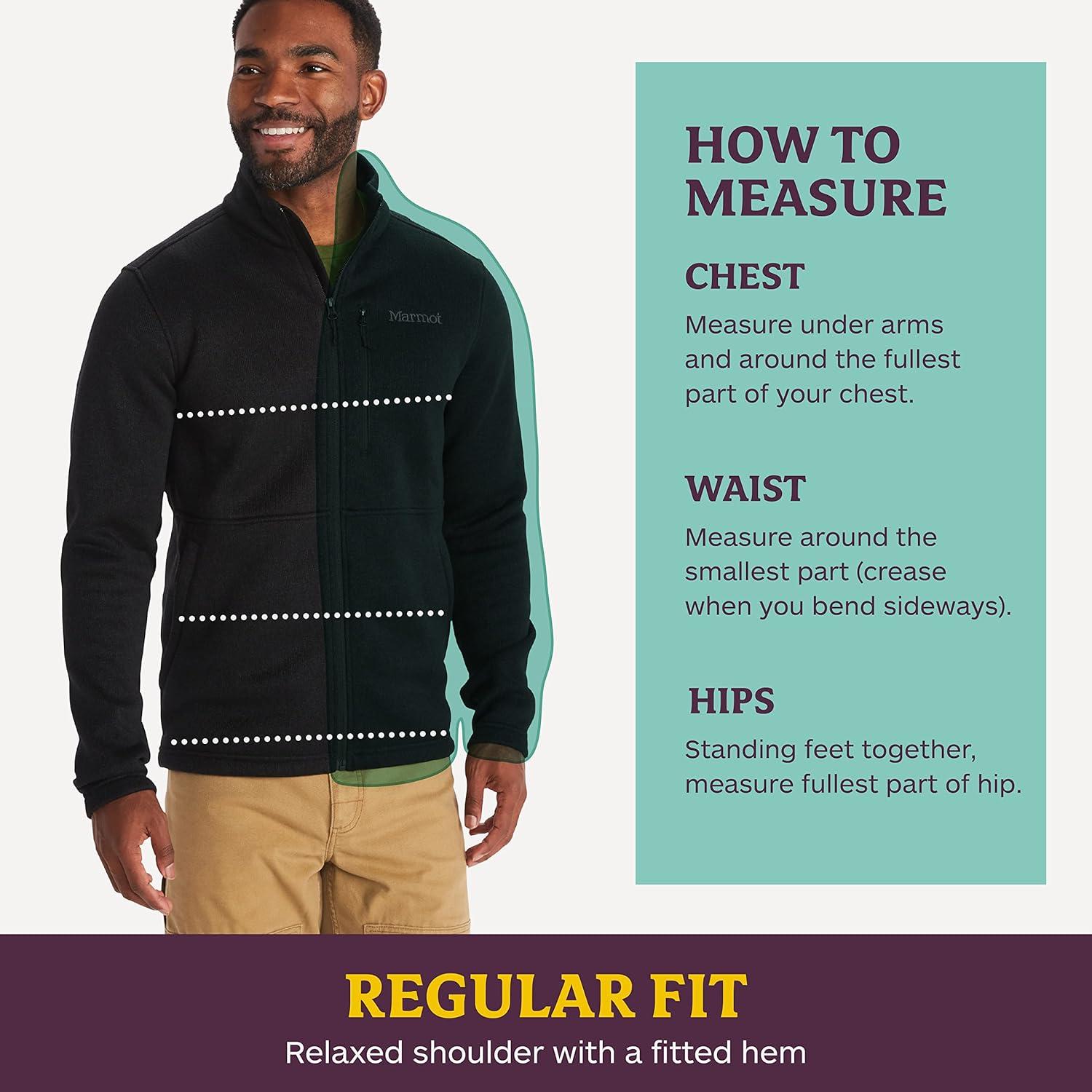 Chaqueta de Forro Polar MARMOT Drop Line Hombre - Cálida y Ligera