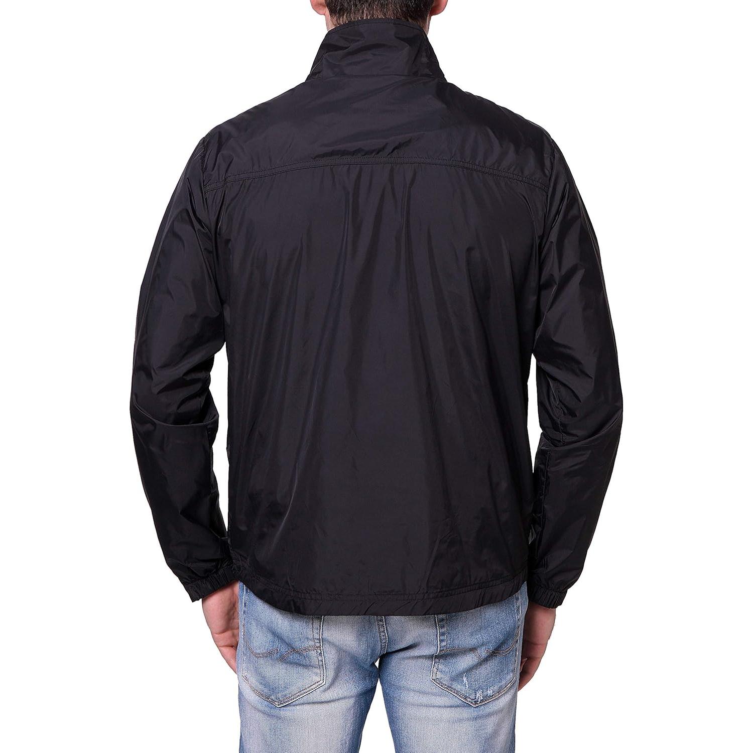 Chaqueta Impermeable Ligera Plegable Trailsid para Hombres - Mediana