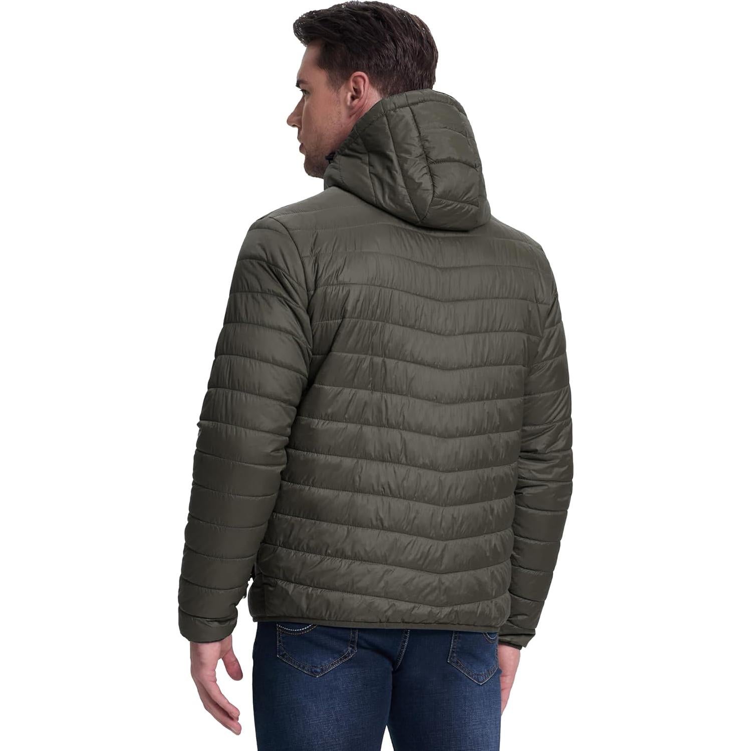 Chaqueta de invierno acolchada 33,000ft para hombre 3X-Large verde