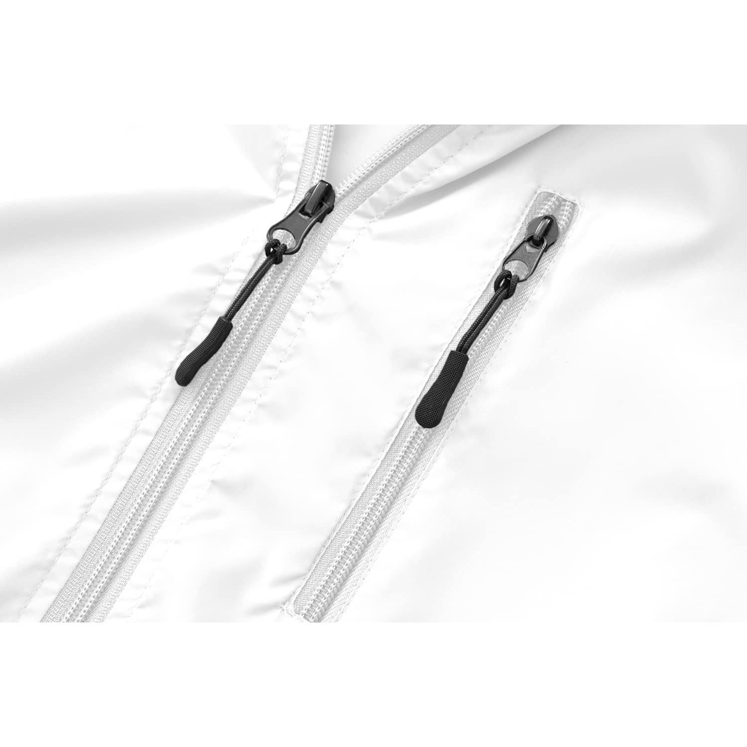 Chaqueta Impermeable Ligera Spmor para Hombre XX-Large Blanca