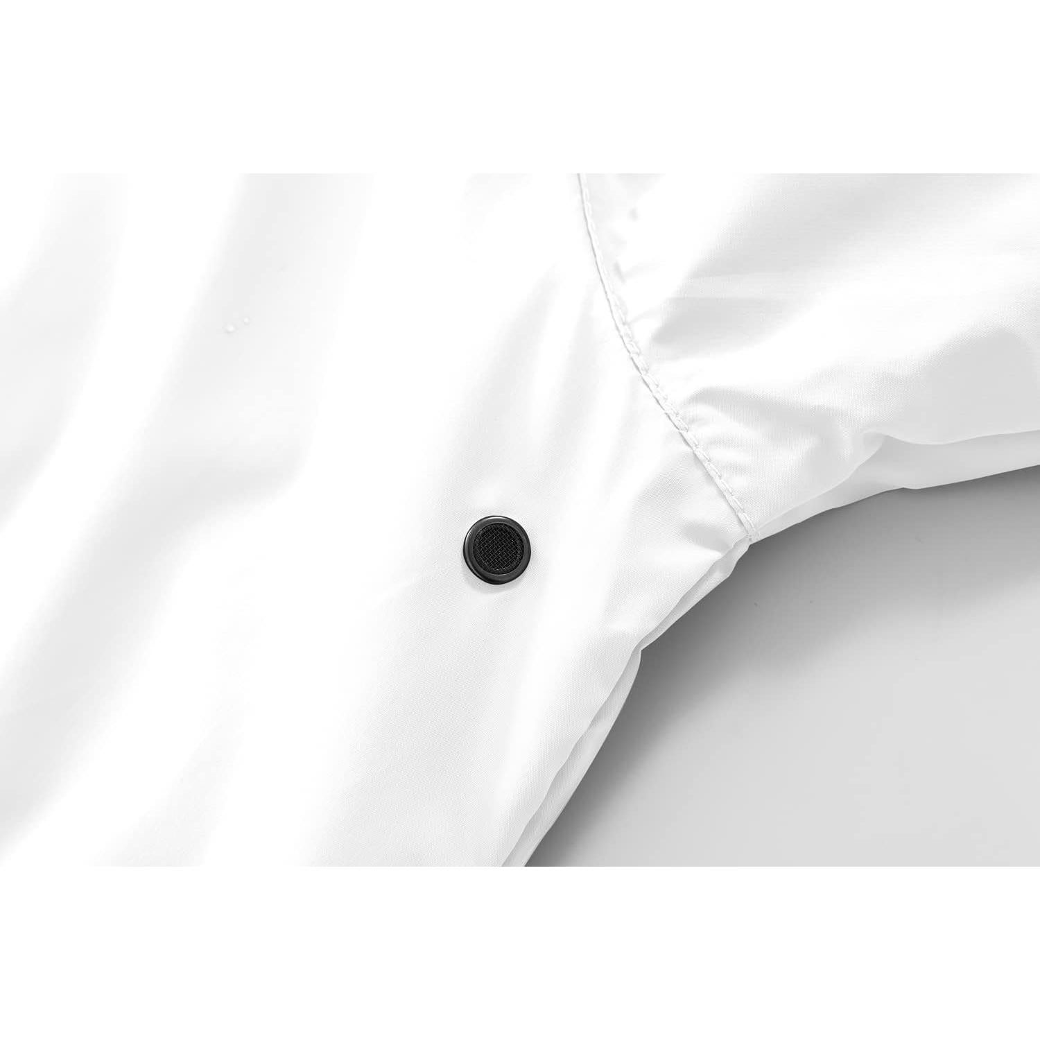 Chaqueta Impermeable Ligera Spmor para Hombre XX-Large Blanca