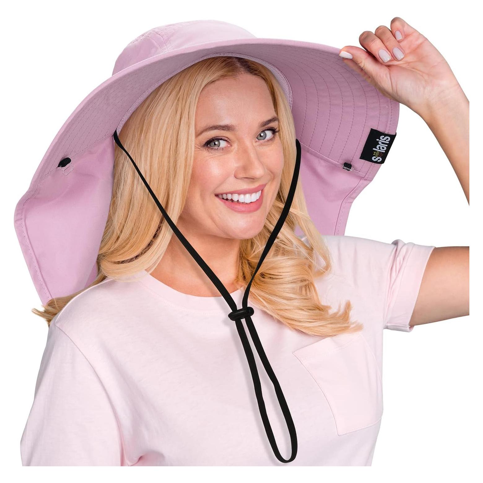 Sombrero de Senderismo Tirrinia Safari Mujer UPF 50+ Rosa