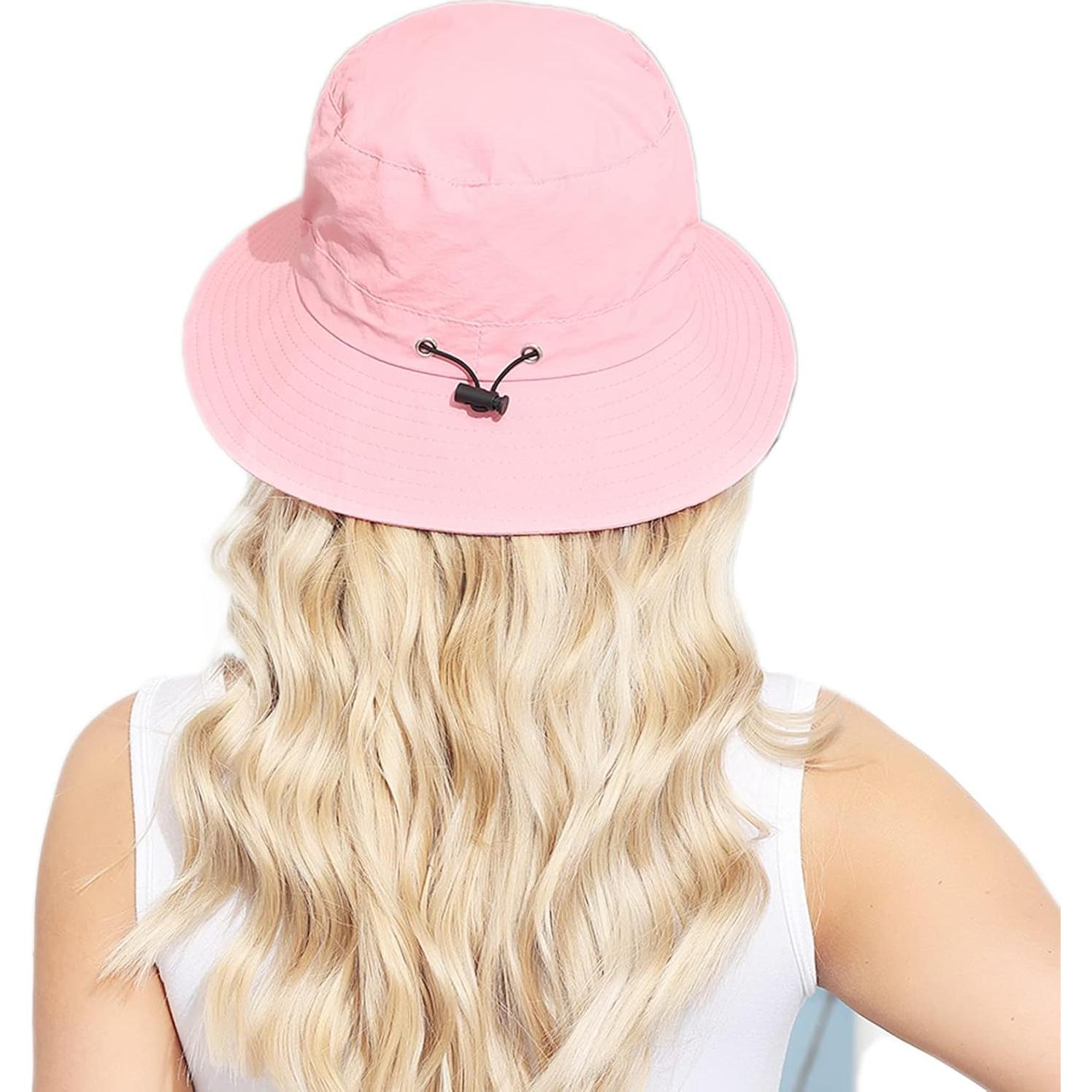 Sombrero de Cubo Plegable Impermeable UV Otra Opción Rosa