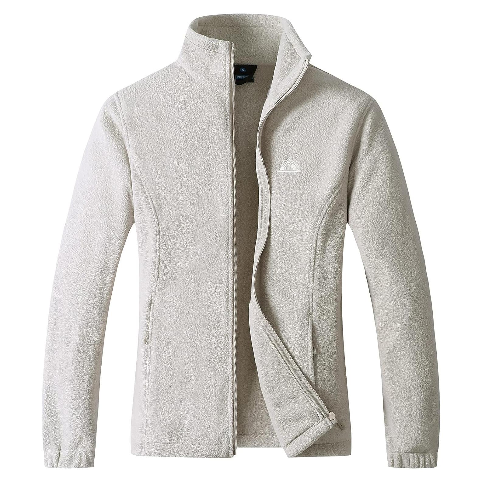 Chaqueta de Forro Polar Ligera GIMECEN para Mujeres Beige