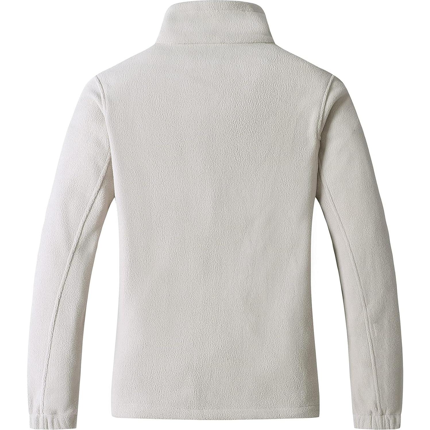 Chaqueta de Forro Polar Ligera GIMECEN para Mujeres Beige