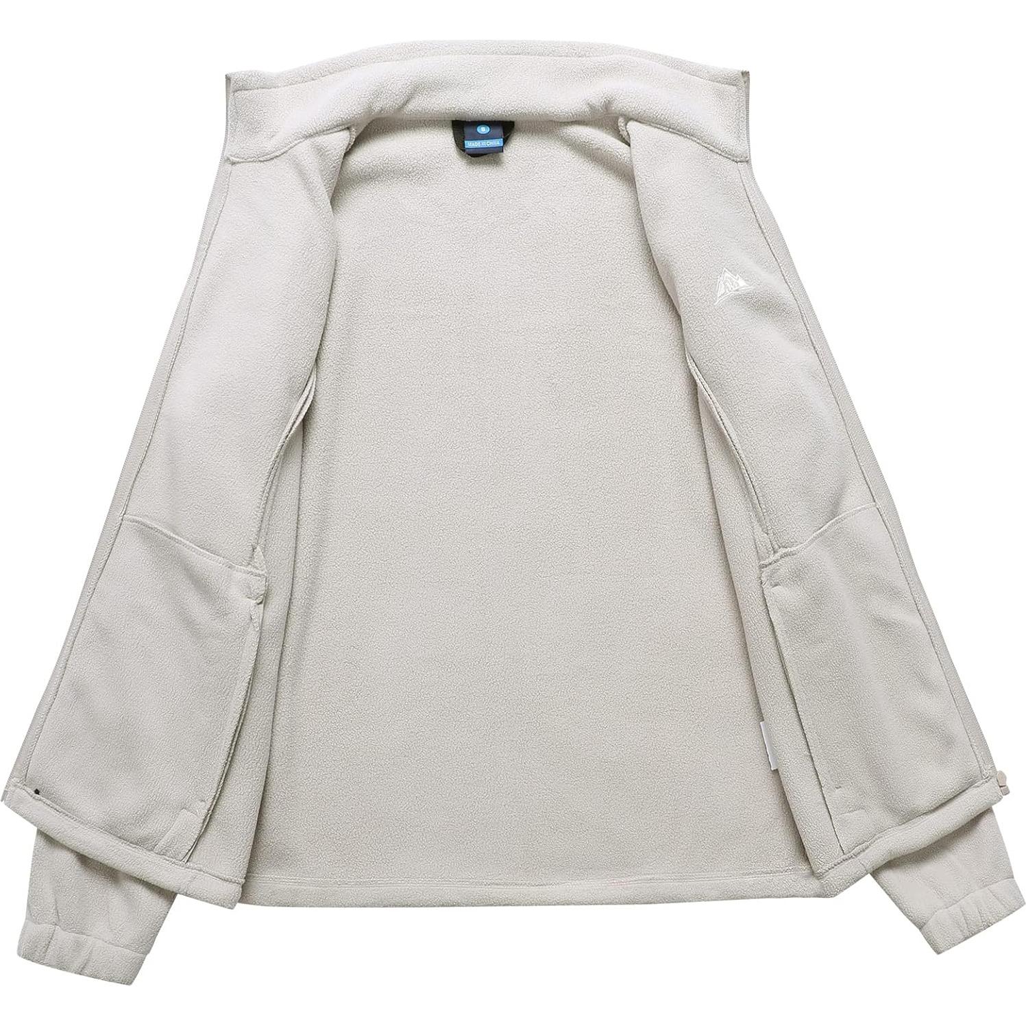 Chaqueta de Forro Polar Ligera GIMECEN para Mujeres Beige