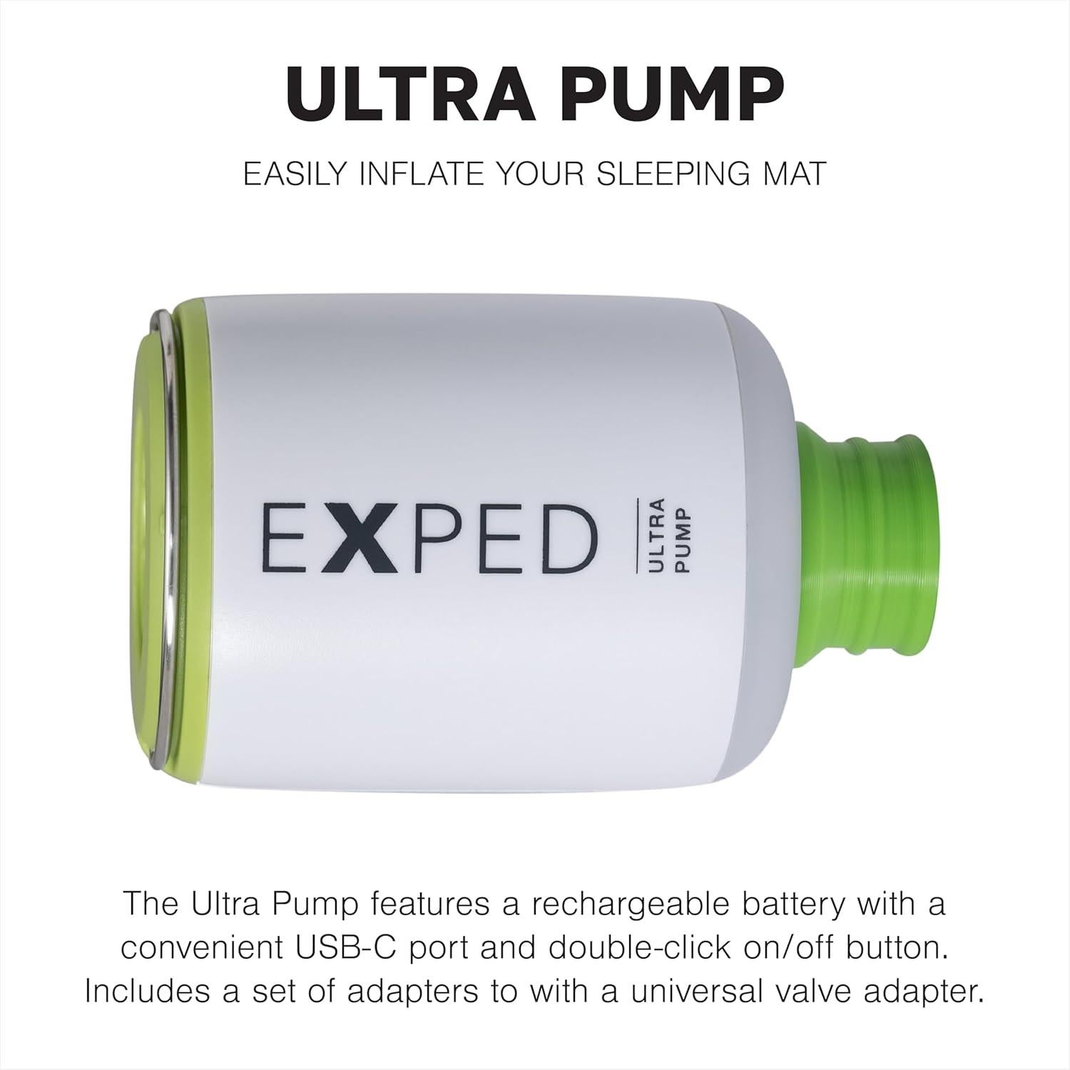 Bomba de Aire Eléctrica Portátil Exped Ultra Pump 0.1kg USB-C