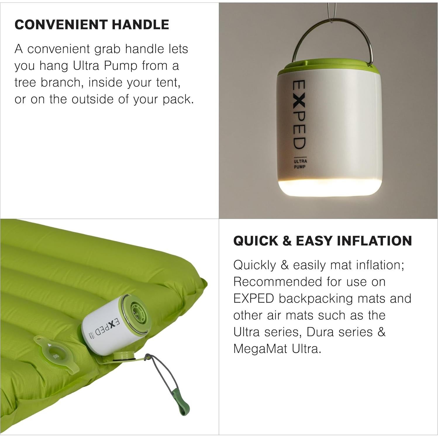 Bomba de Aire Eléctrica Portátil Exped Ultra Pump 0.1kg USB-C