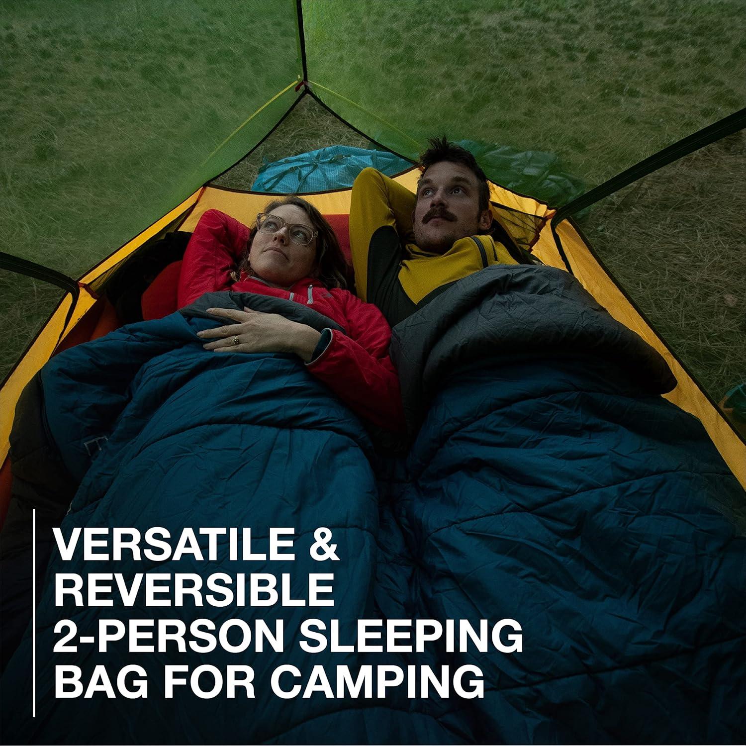 Saco de Dormir Exped MegaSleep Duo 25/40F Reversible 2 Personas