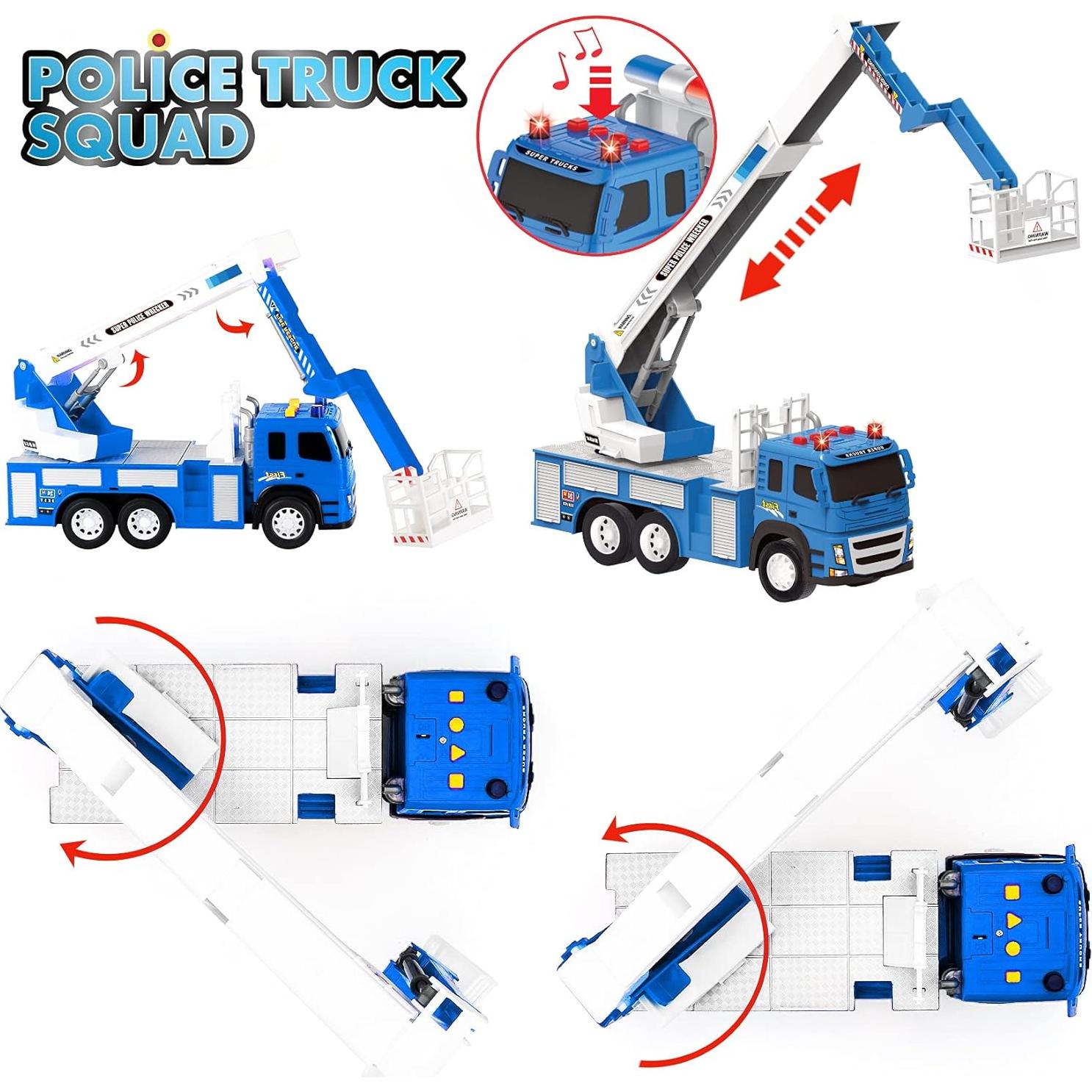 Camión de Bomberos MOBIUS con Escalera y Figuras