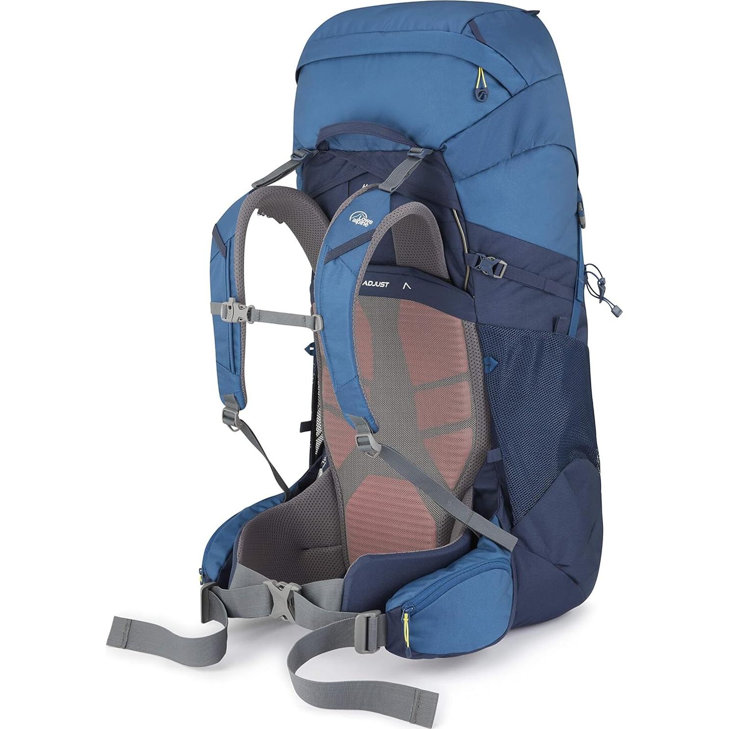 Sirac Multi-Day Hiking Backpack, Sirac 65 Liter, Deep Ink/Ink