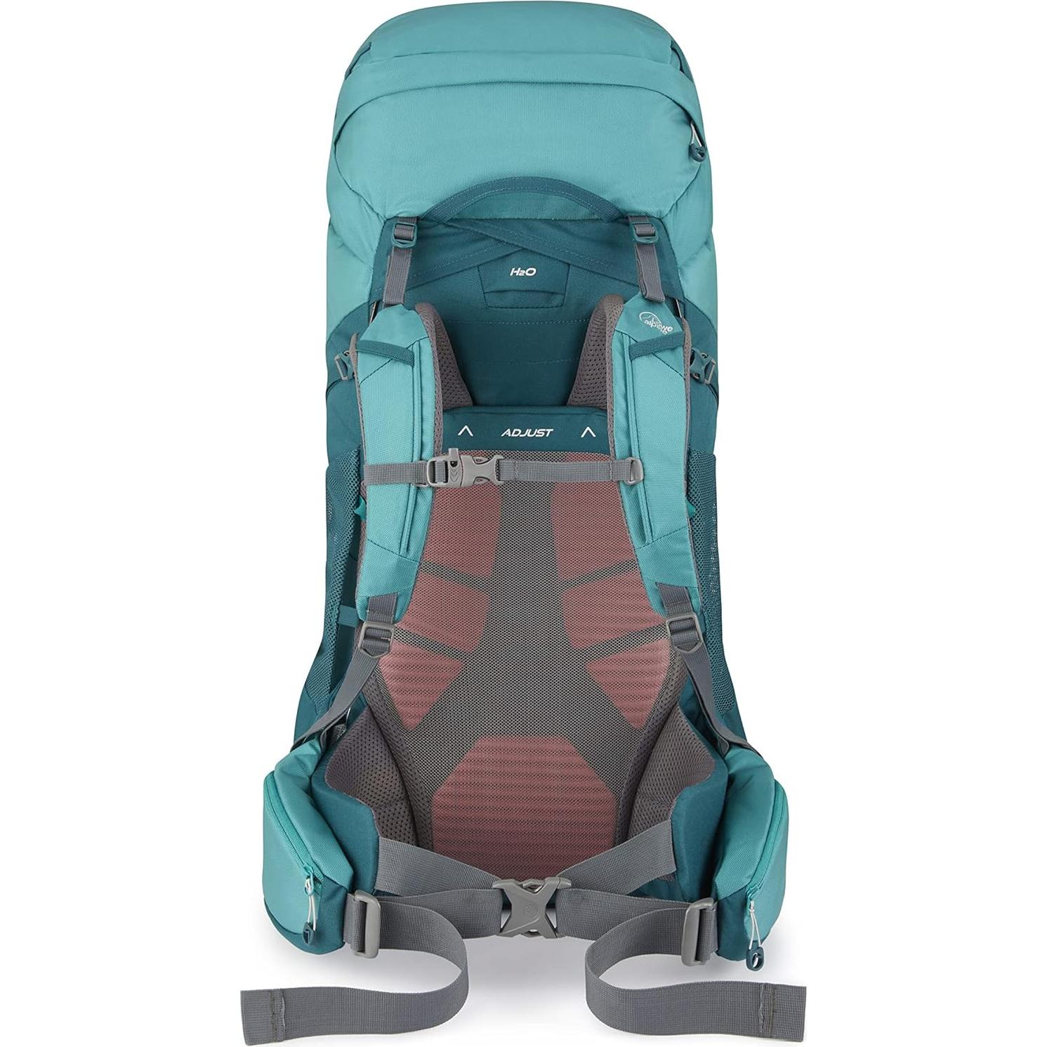 Lowe Alpine Womens Sirac ND Multi-Day Hiking Backpack, Sirac ND50 Liter, Sagano Green/Storm Green