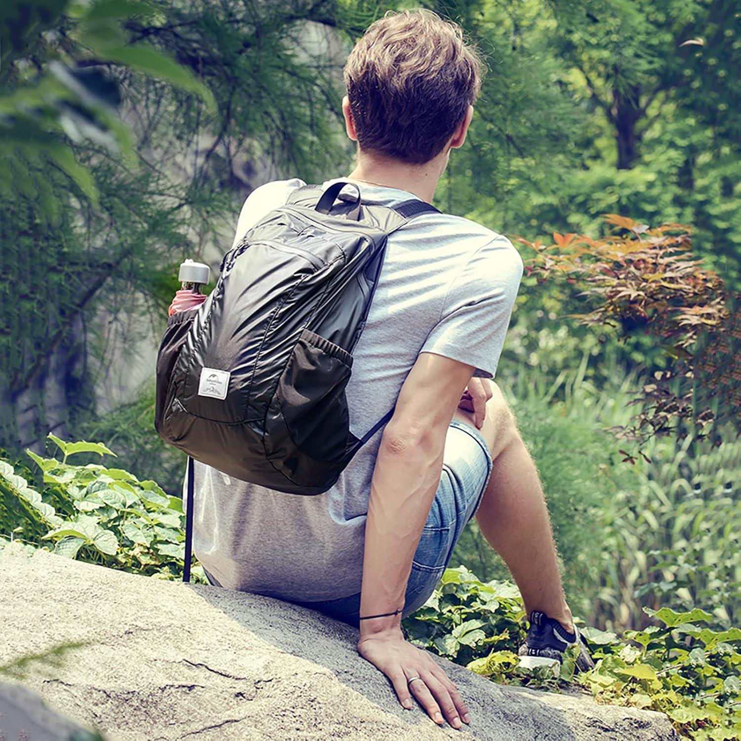 Naturehike 18L Hiking Daypack, Lightweight Packable Backpack for Travel, Airplane Travel Small Backpack for Adults (Indigo)