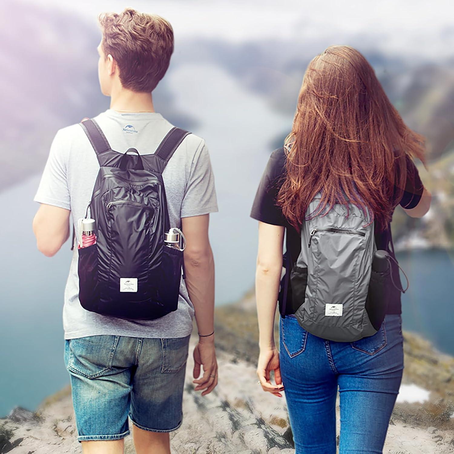 Naturehike 18L Hiking Daypack, Lightweight Packable Backpack for Travel, Airplane Travel Small Backpack for Adults (Indigo)